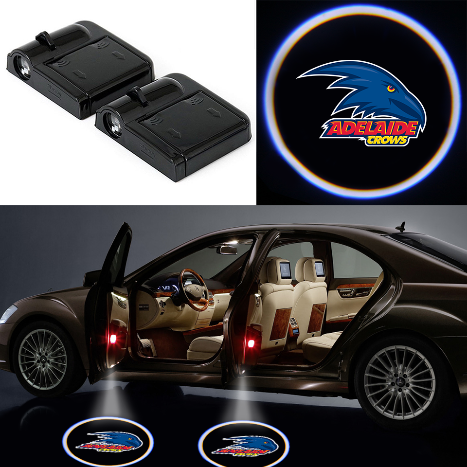 2 WIRELESS CAR DOOR LED LASER CROWS SHADOW LIGHT