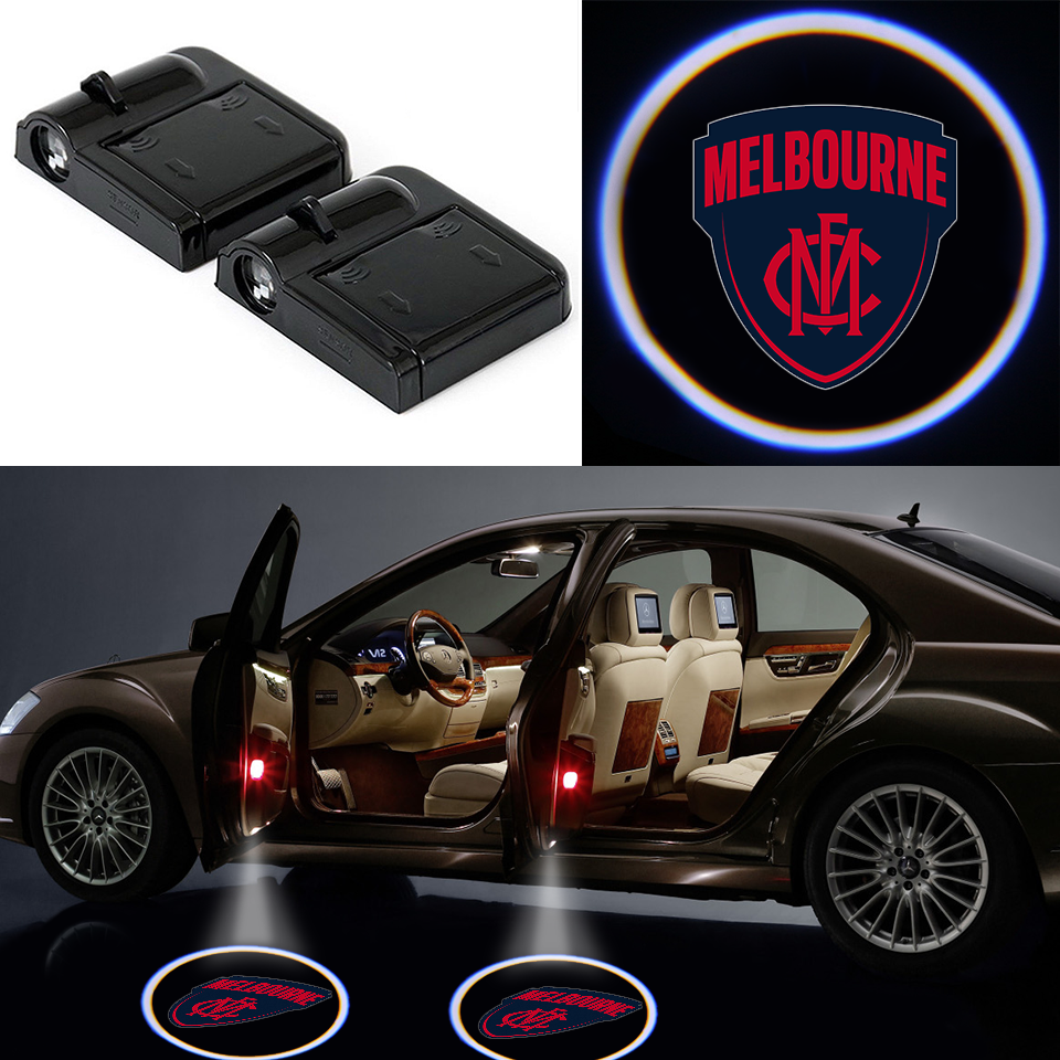 2 WIRELESS CAR DOOR LED LASER DEMONS SHADOW LIGHT